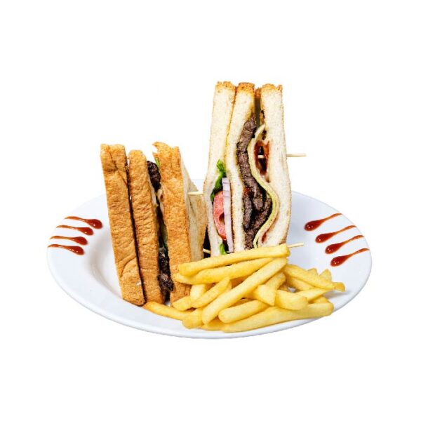 Sameeha's Smoked Pepper Beef Sandwich
